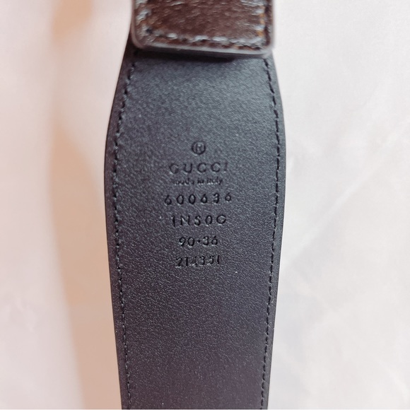 GUCCI horsebit logo belt size 90 - Picture 8 of 8